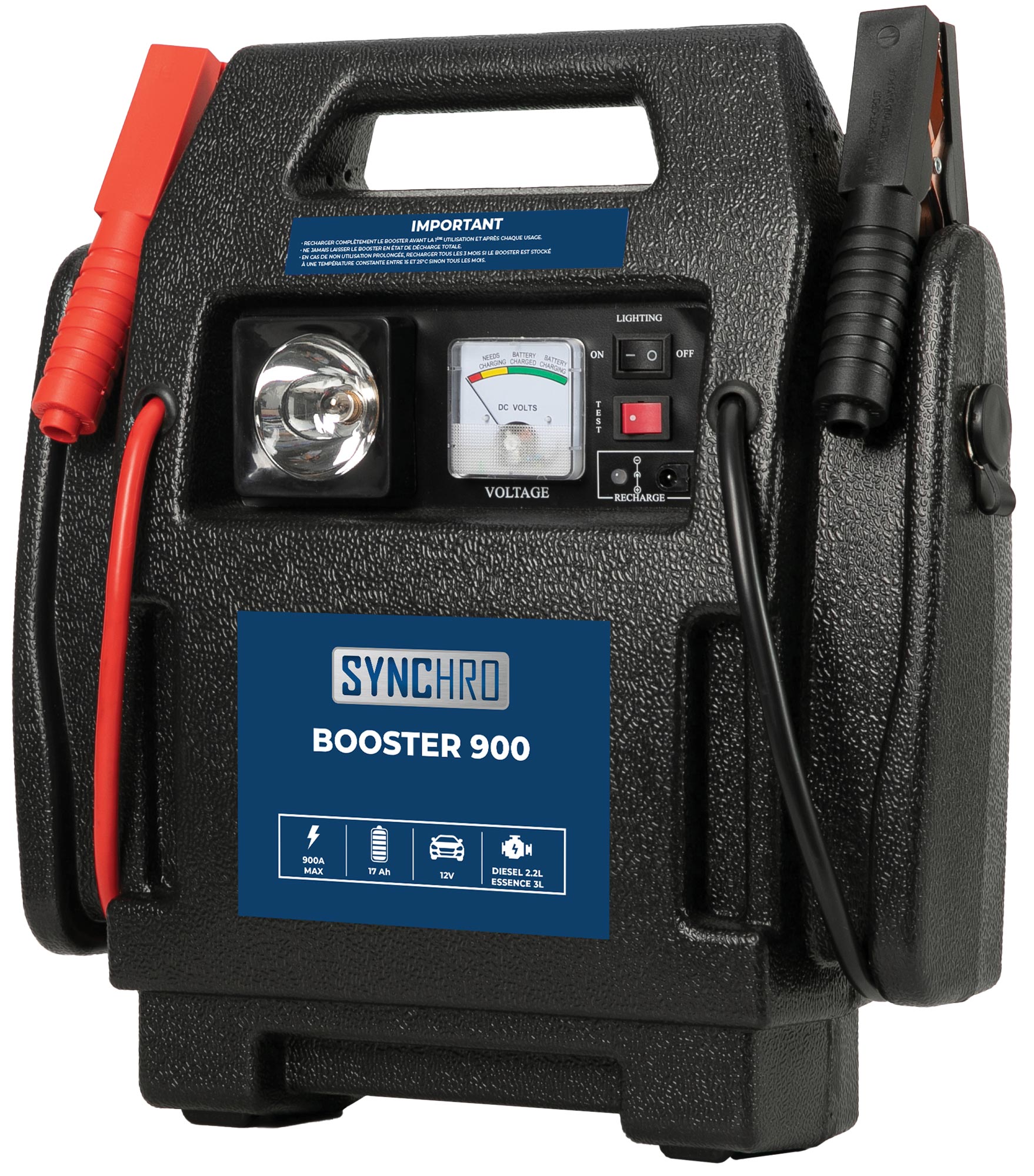 Booster de batterie 900A 17Ah SYNCHRO 3158849280118 | eBay